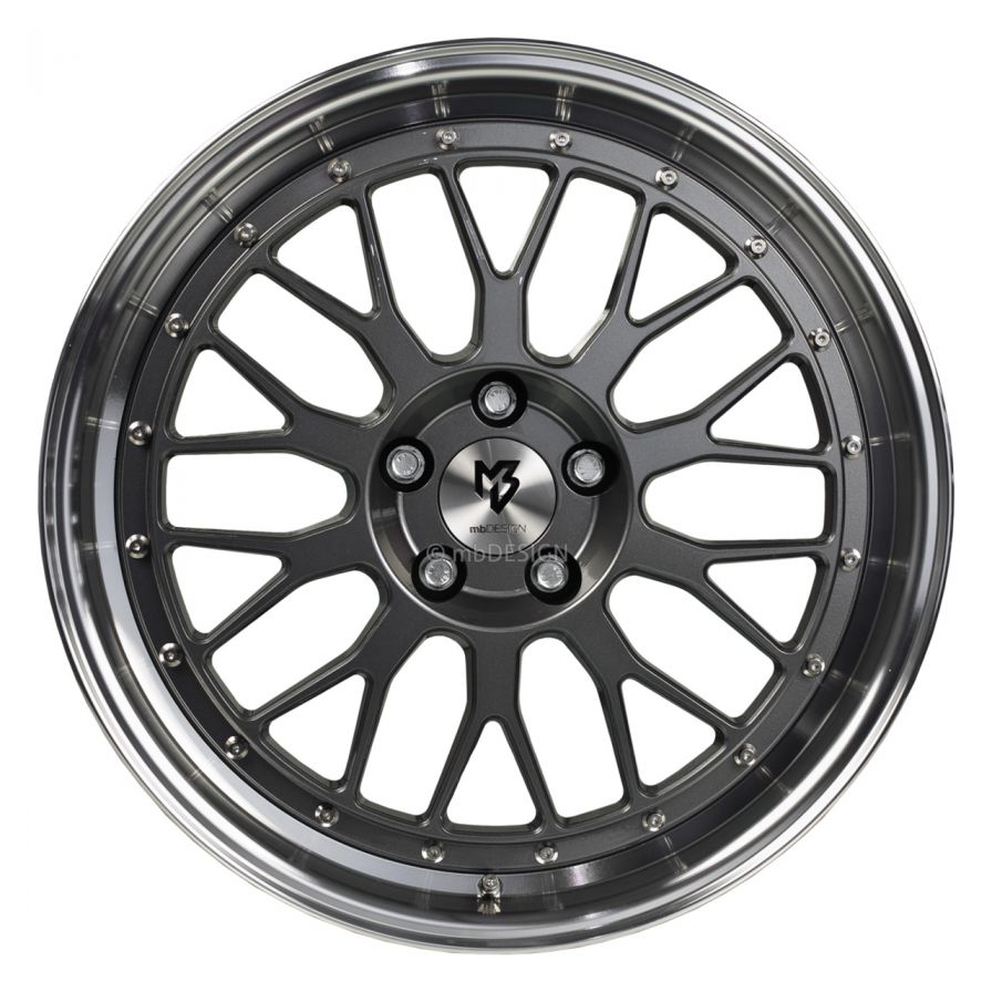 mbDESIGN<br>LV1 - Glanzgrau poliert (20x8.5)